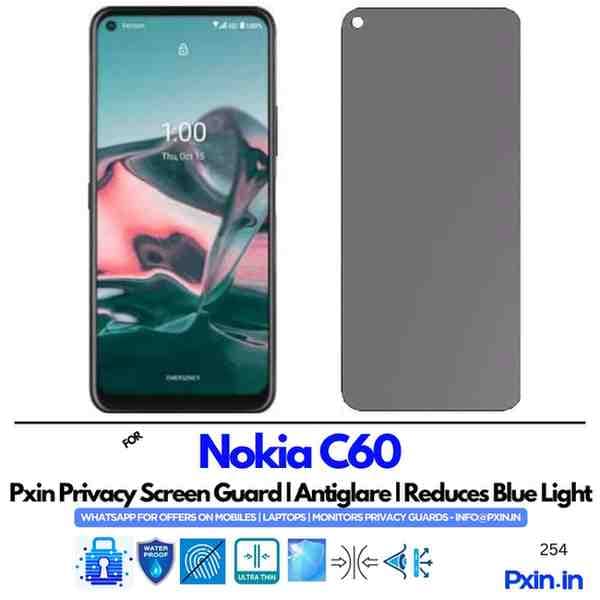 NokiaC60 Privacy screen guard