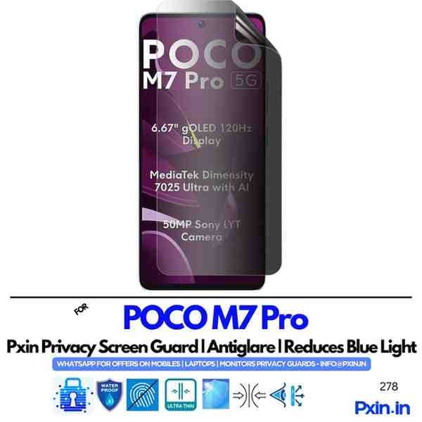 POCOM7Pro Privacy screen guard