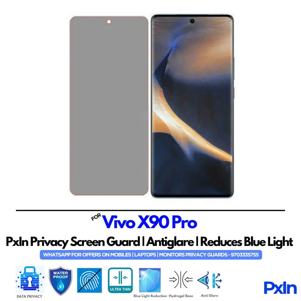 Privacy Screen Guard for Vivo X90 Pro Mobile
