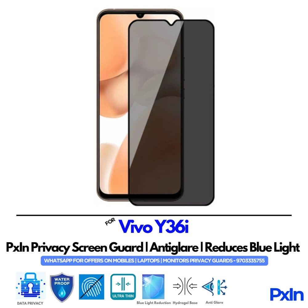 Vivo Y36i Privacy Screen Guard