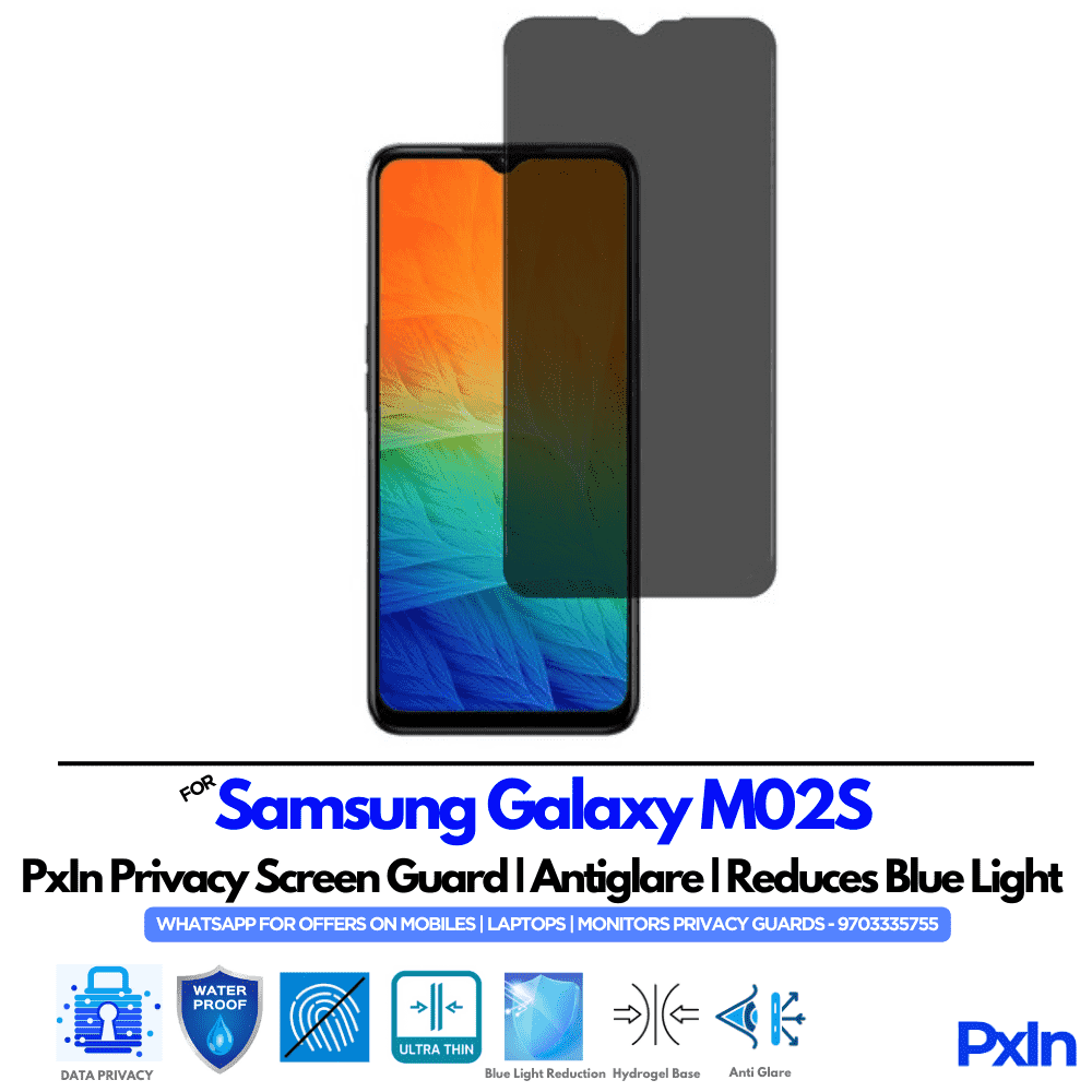 Samsung Galaxy M02S Mobile Privacy Screen Guard