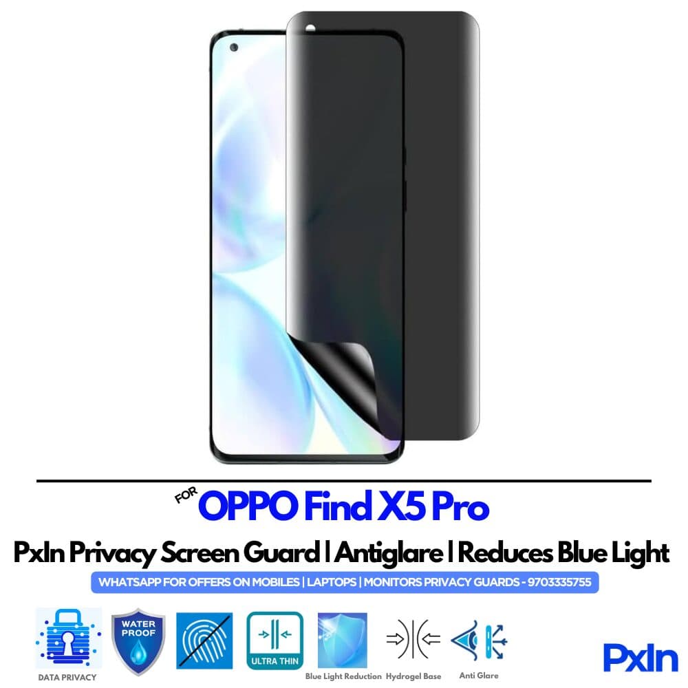 OPPO Find X5 Pro Mobile Privacy Screen