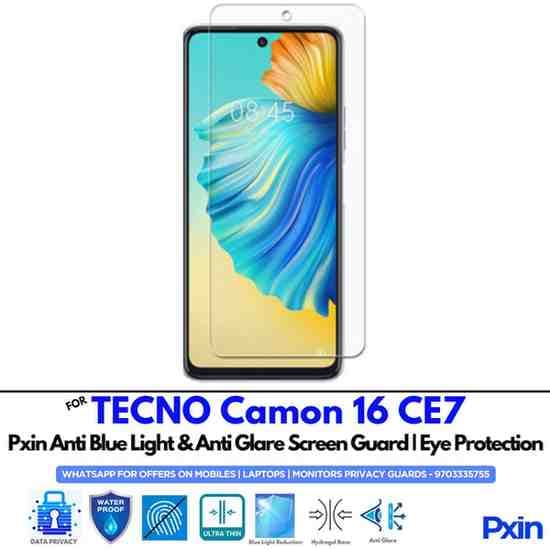 TECNOCamon16CE7 Mobile Anti Bluelight and Anti glare Screen Guard