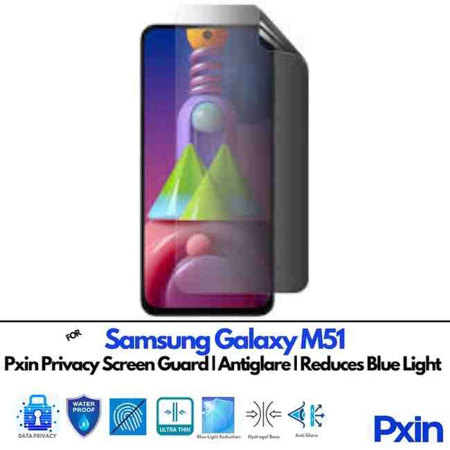 SamsungGalaxyM51 Privacy screen gurad