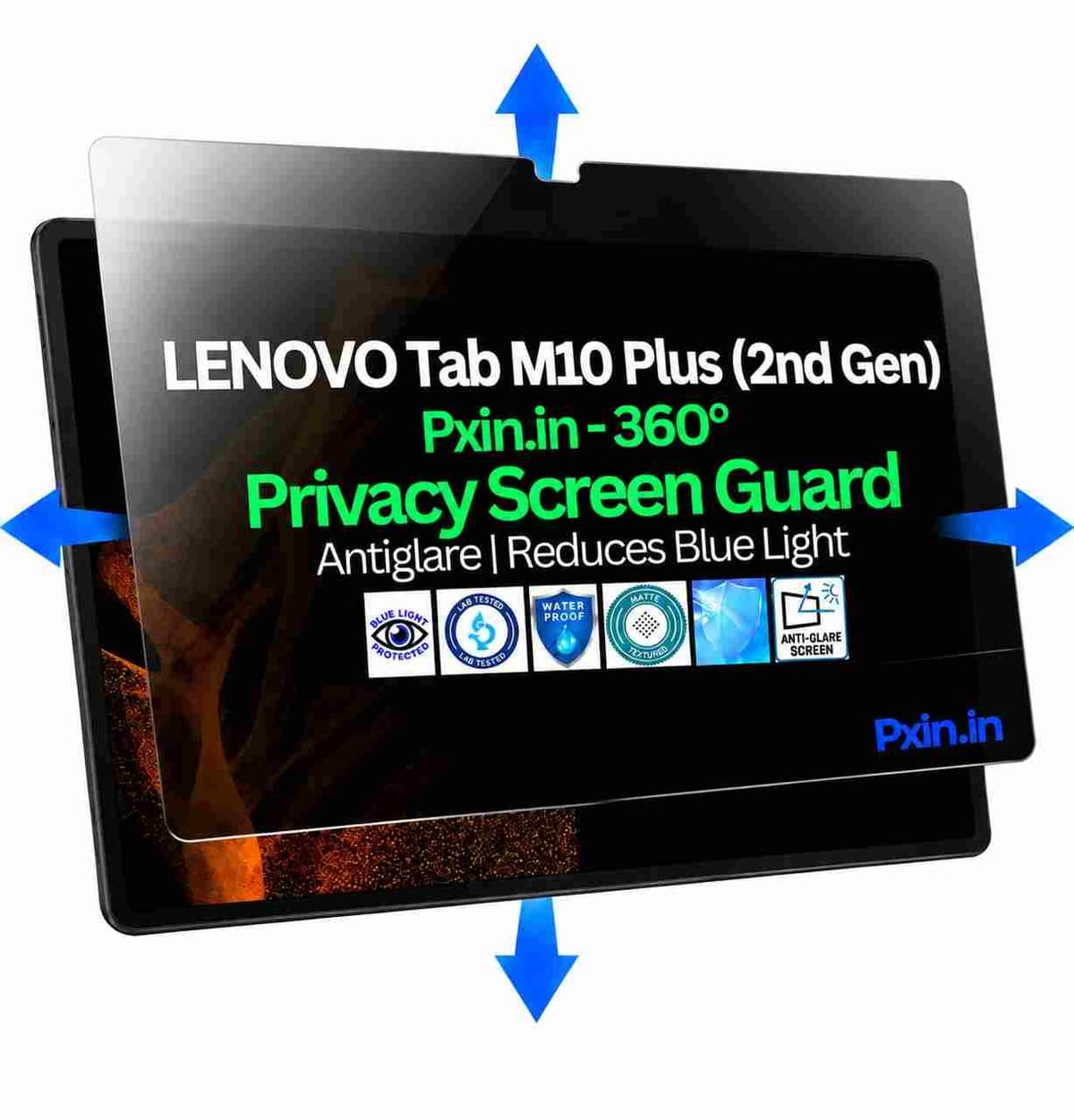 Privacy Screen Guard (Anti-Blue & Anti-Glare) for Lenovo Tab M10 Plus (2nd Gen) - Image 1
