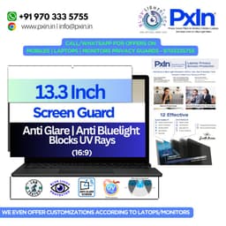 13.3 Inch (16:9) | Anti Glare | Anti Bluelight Screen Guard