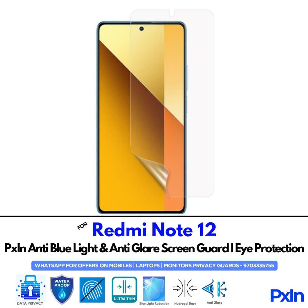 Redmi Note 12 Anti Blue light screen guard