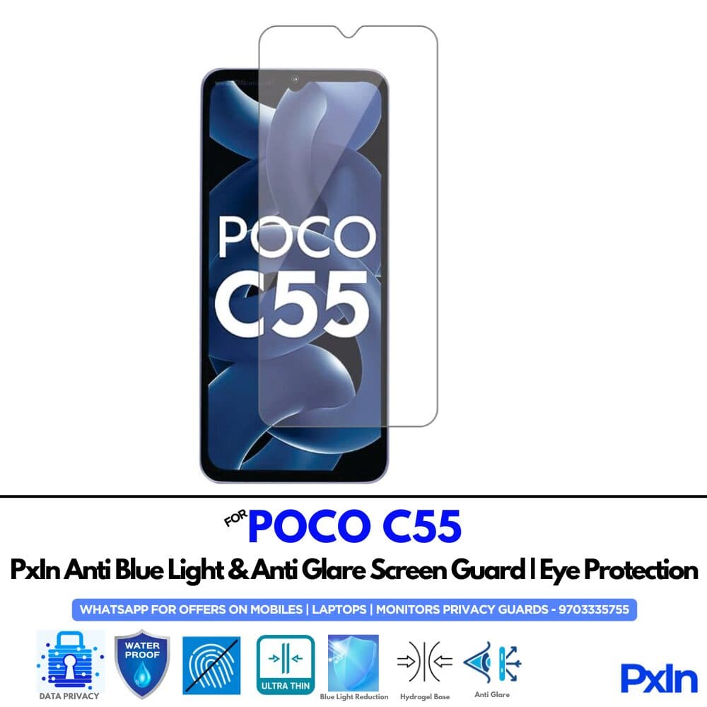 POCO C55 Anti Blue light screen guard