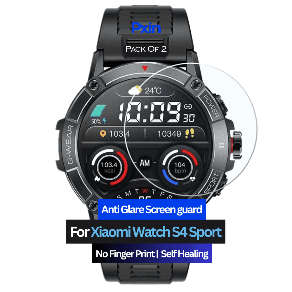Anti-Glare Screen Guard for Xiaomi Watch S4 Sport Smartwatch